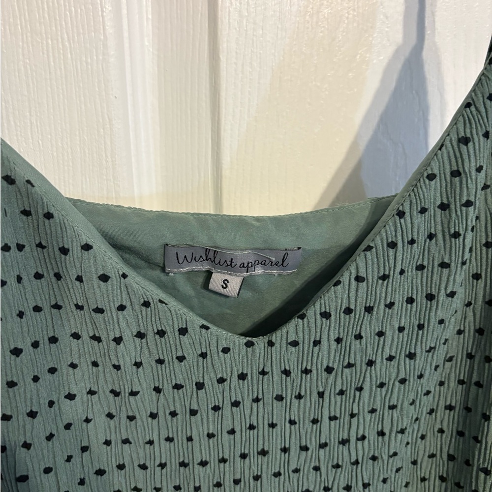 Wishlist Green Fitted Camisole Top - Picture 2 of 3